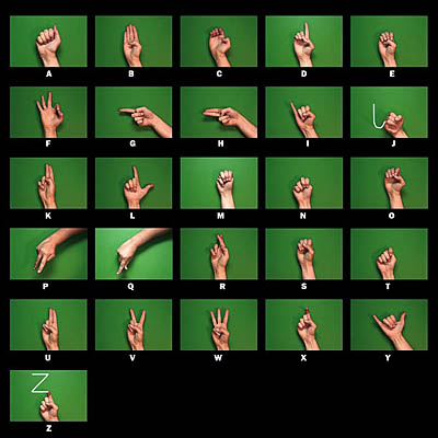 sign language letters